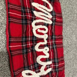 Pillow Cover - Red and Black